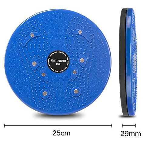 Arainfit Tummy Twister Abdominal ABS Exerciser Body Toner Fat Buster Twister Board Waist Twister Waist Trimmer for Men and Women (Blue)