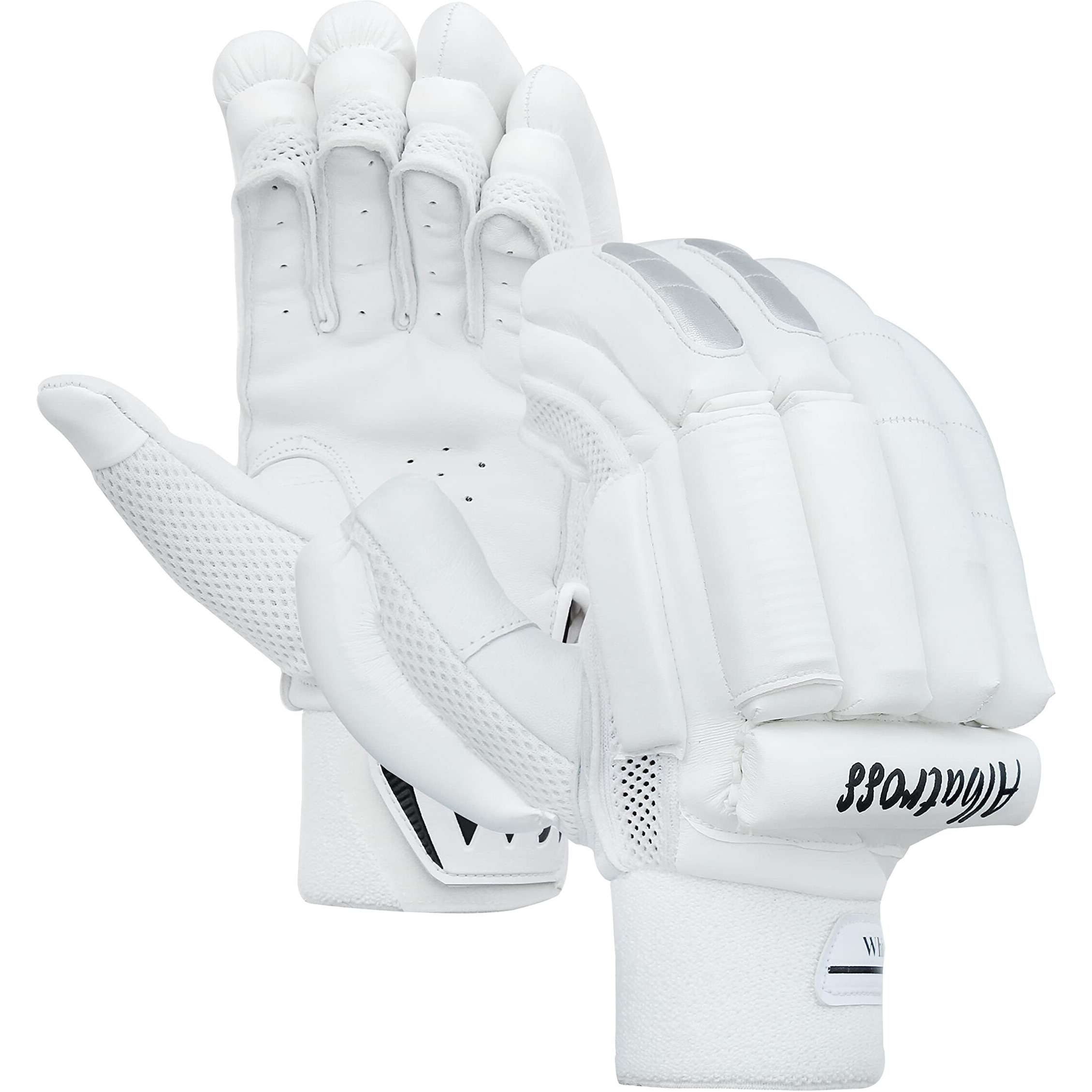 Whitedot Albatross Cricket Batting Gloves||Suitable for Boys|Small Left Hand||Black