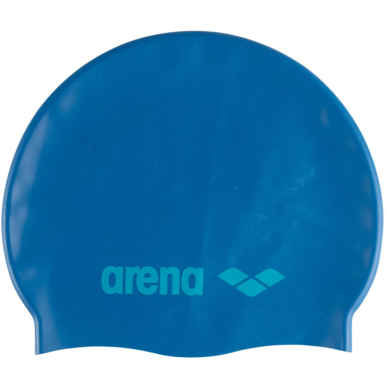 Arena Unisex Adult Classic Silicone Swim Cap Men and Women, Swimming Training Racing Pool Bathing Cap 100% Silicone, Blue Cosmo Water, One Size Fits All