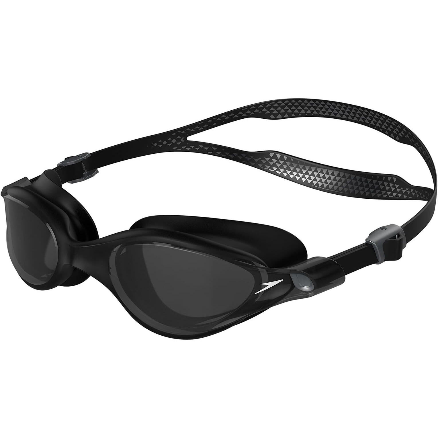 Speedo Unisex Adult Vue Smoke-Lens Swim Goggles - Black & Smoke