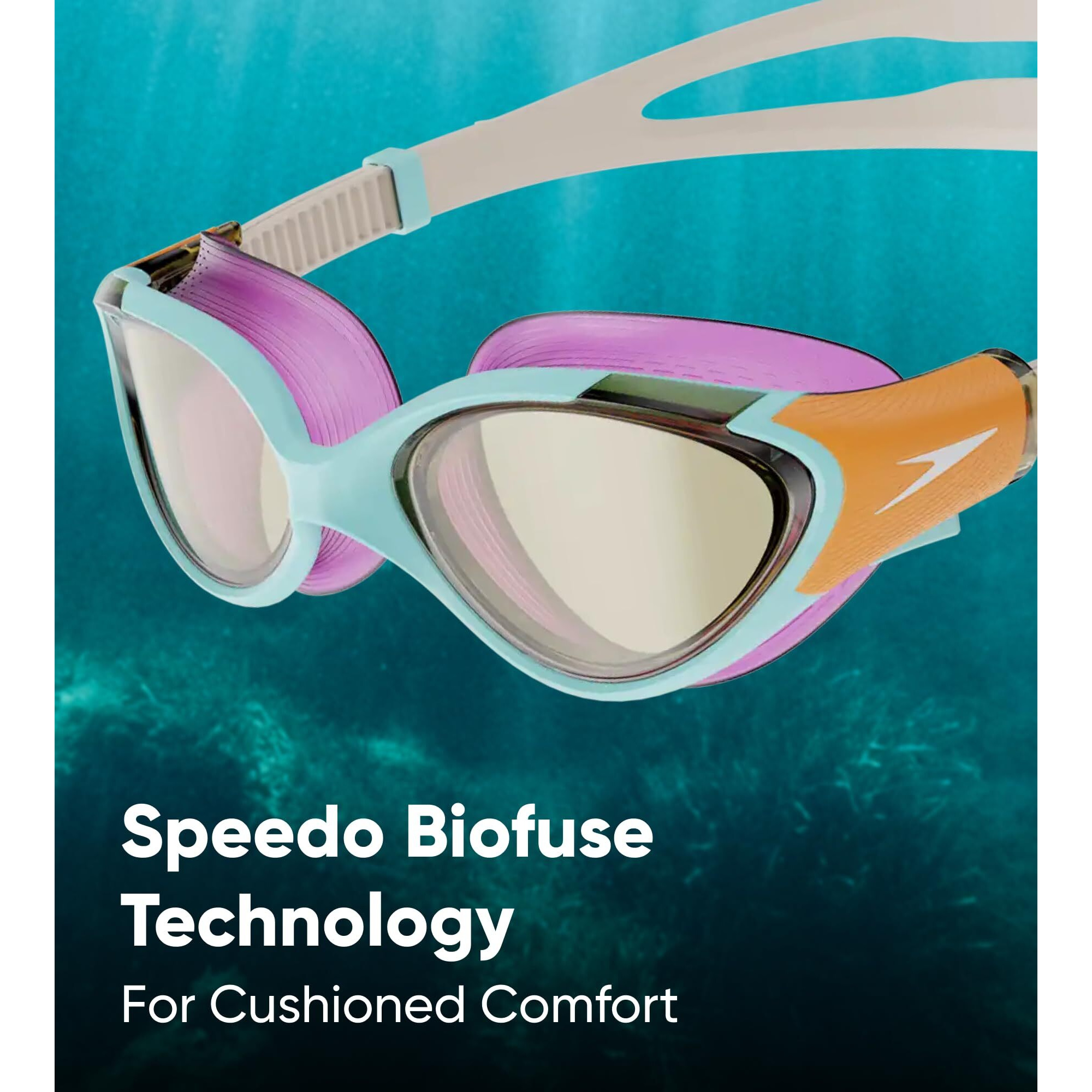 Speedo Women s Biofuse 2.0 Tint-Lens Goggles - Blue