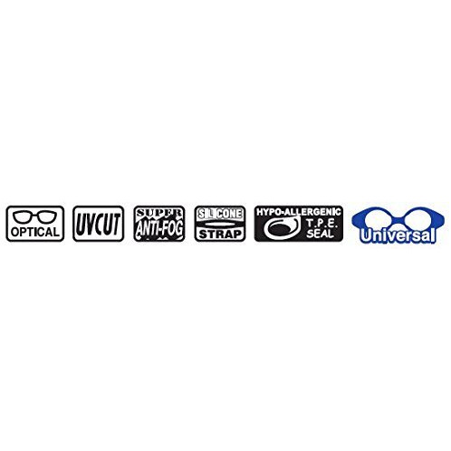 Dolphin Rx V510 | Prescription Swim Goggles | (Blue, -8 Power) | Ages 12-Adult | Unisex | Japan Made