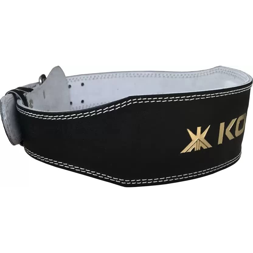 Kobo WTB-02 Leather Weight Lifting Belt, X-Large (Black)
