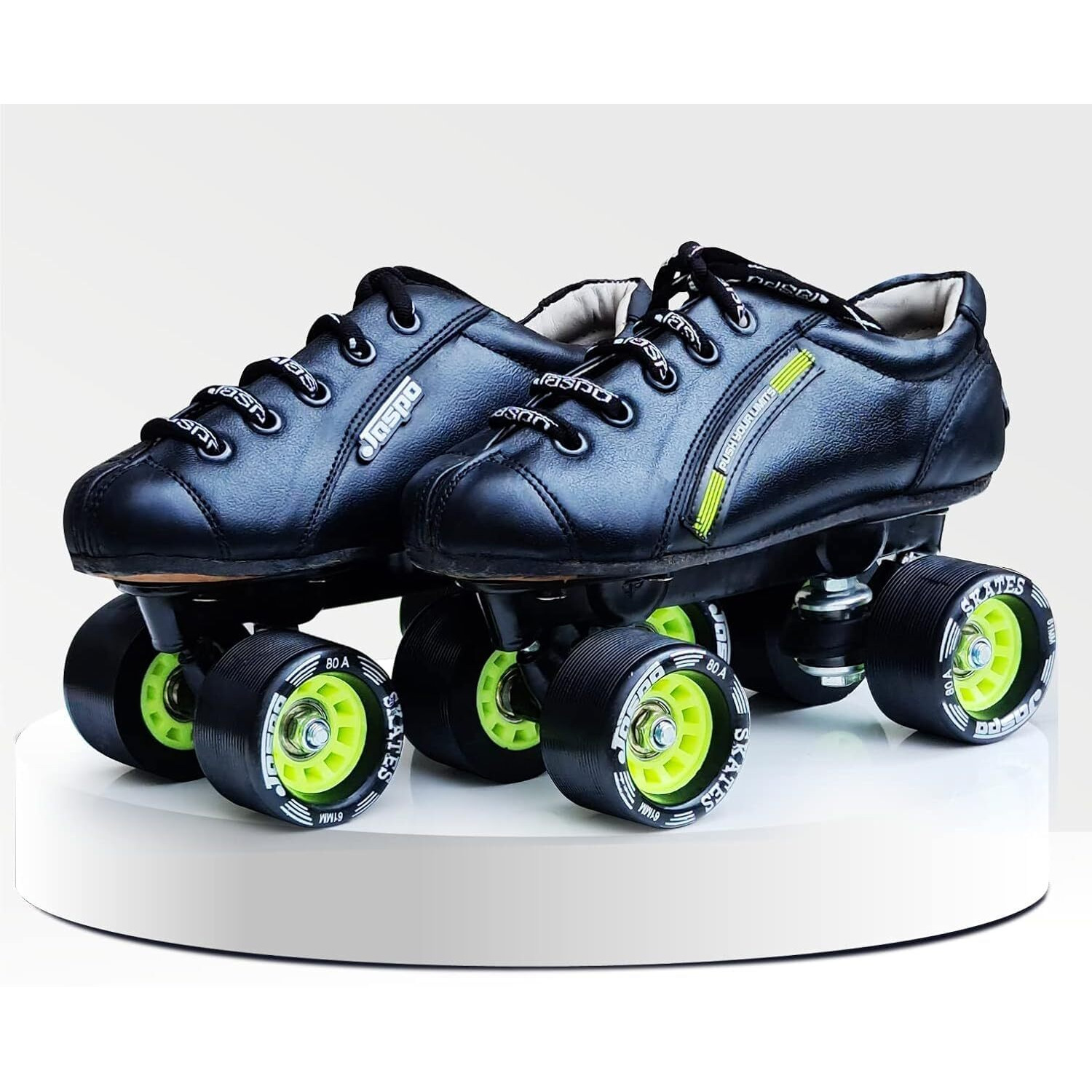 Jaspo Torque Intact Shoe Skate Combo (Shoe Skates+ Helmet+Knee+Elbow+Bag) (Size-2 UK (Age 8-9 yrs), Torque Intact)
