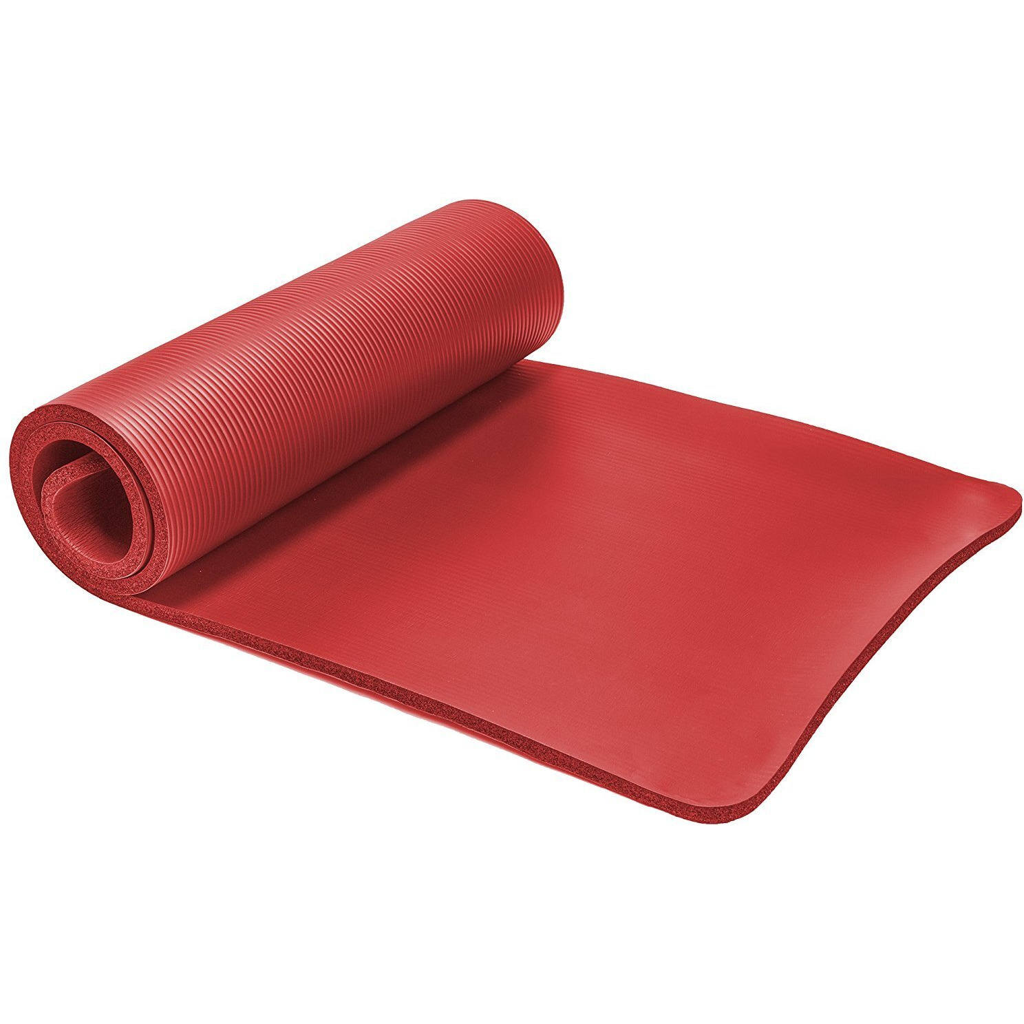 Kobo AC-59 Rubber NBR Yoga Mat, 8mm (Red)