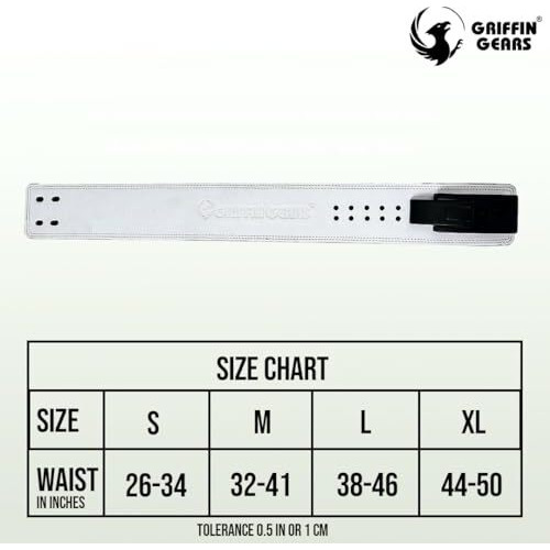 GRIFFIN GEARS Powerlifting Lever Gym Black Buckle With Red Fire Belt Power 13MM Extreme Heavy Duty Genuine Leather Belts-Squats Deadlifts Bodybuilding Weight Lifting IPF Strongman for Men(M-32 -41 )