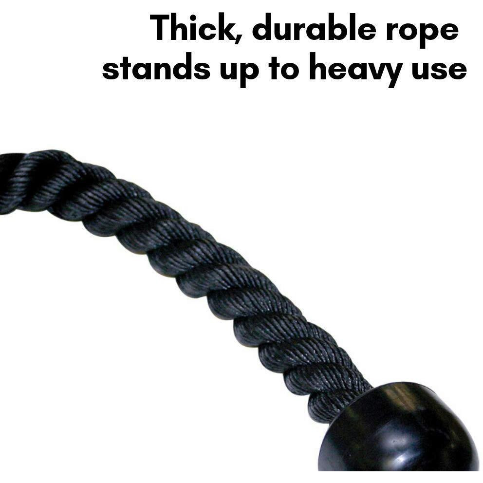 NSS Maxx Pro USA Triceps Rope Gym Machine Attachment Handle, 20 inches