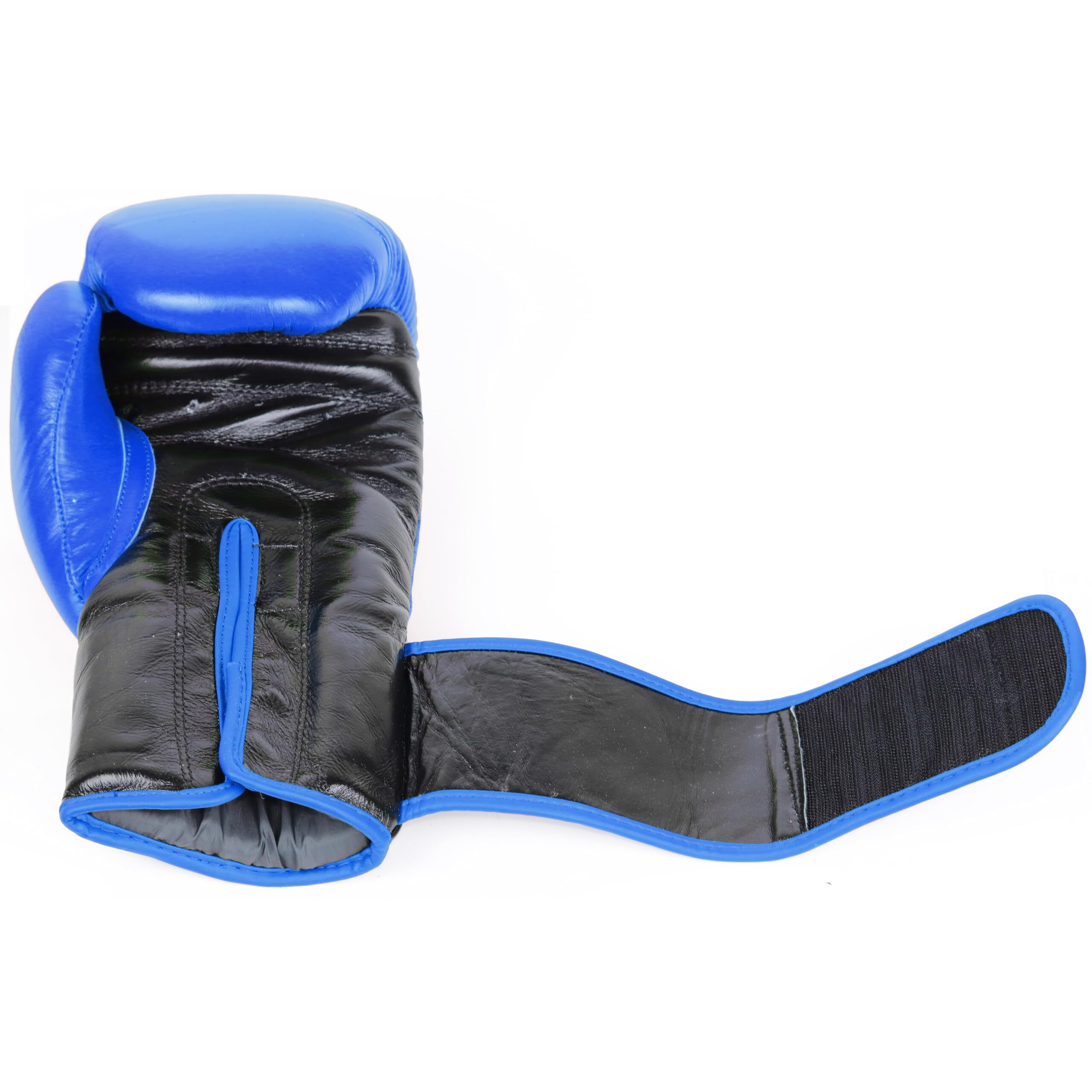 Kobo BXG-05 Top Grain Natural Hide Leather Boxing Gloves Punching Bag Gel Sparring Training Gloves for Gym Muay Thai Style Punching Bag Mitts Fight Gloves Men & Women (RED)