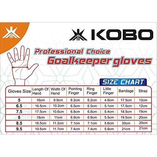 Kobo GKG-28 Football Soccer Goal Keeper Professional Gloves