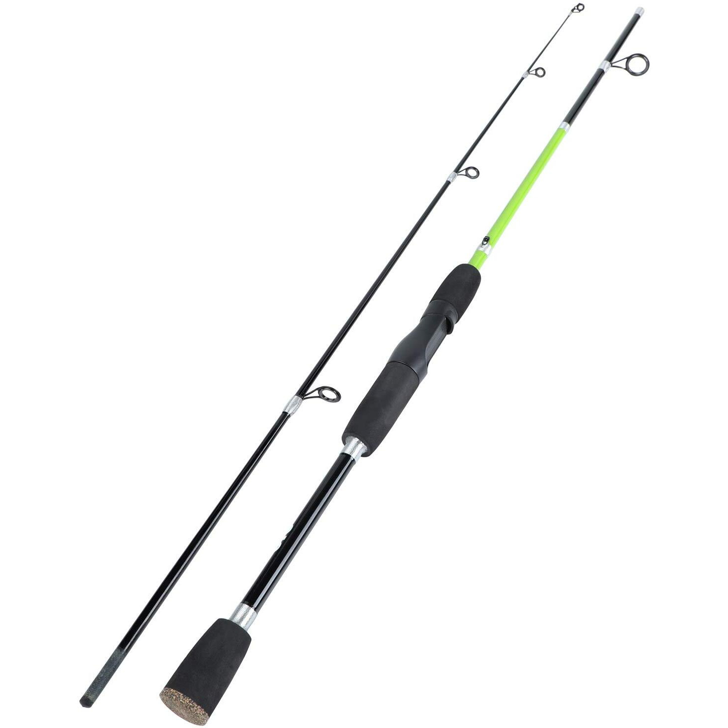 Sougayilang Fishing Rods Graphite Lightweight Trout Rods 2 Pieces EVA Handle Crappie Spinning Rod-Spinning (Spinning-5.9FT)