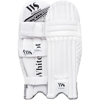 Whitedot Dot 2.1 Pu New Cricket Batting Pad (Youth   Medium, White for Right Hand)