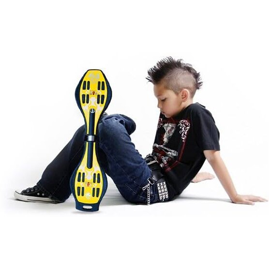 Keekos Skateboards for Beginners Teens Adults - 31 Inch Complete Standard Skateboard for Girls Boys Kids,7 Layer Canadian Maple Double Kick Deck Element Cruiser Skateboards (Yellow)