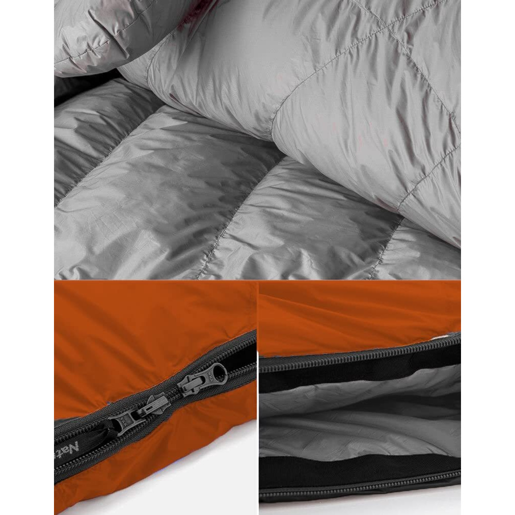 BikerZ Mummy Sleeping Bag (Orange Navy)