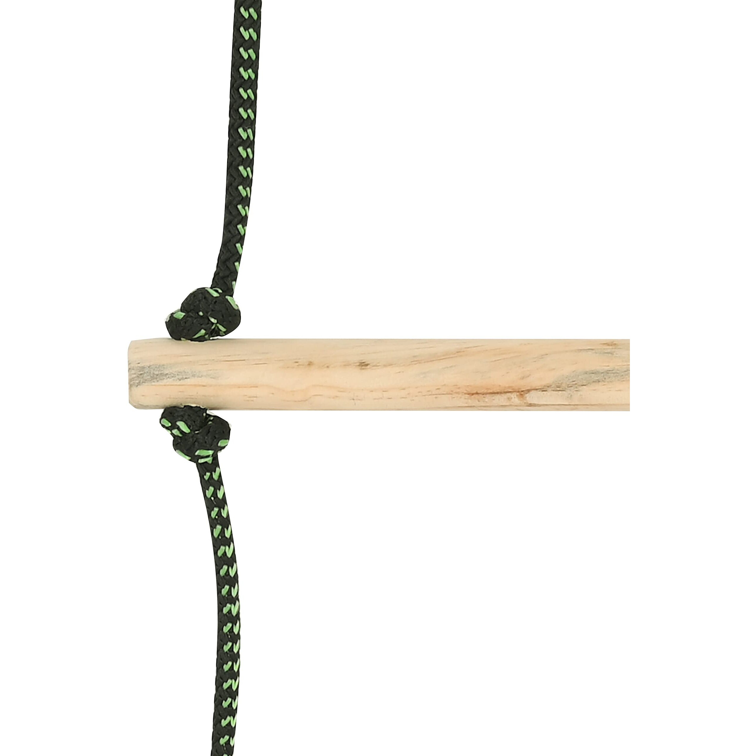 BOFFLE Rope Climbing Ladder Indoor Outdoor for Kids - Ninja Ladder, Kid Ladder for 4 to 10 Years (Black)
