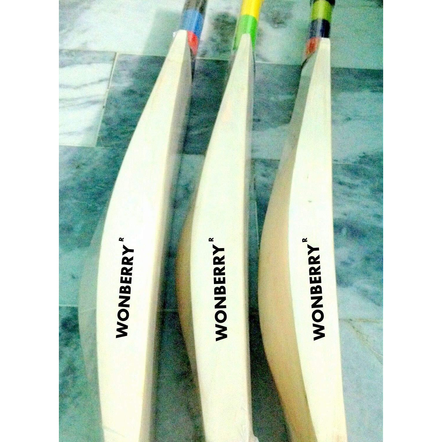 Wonberry Low Mid Profile T20 English Willow Cricket Bat Full Size SH