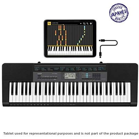 Casio CTK-2550 61-Key Portable Keyboard, Black, Casio CTK2500 keyboard