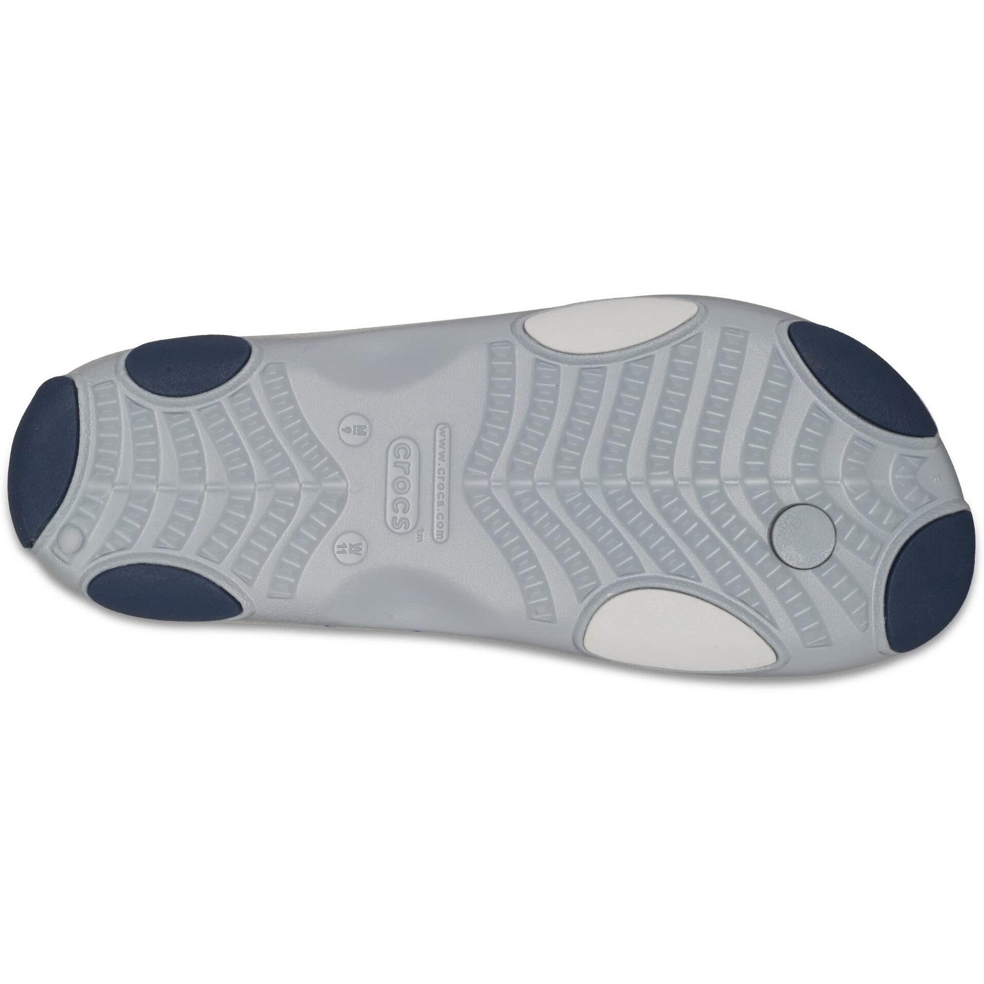 Crocs All-Terrain Grey Flip-(207712-007)-2 UK Men/ 2 UK Women (M2W4)