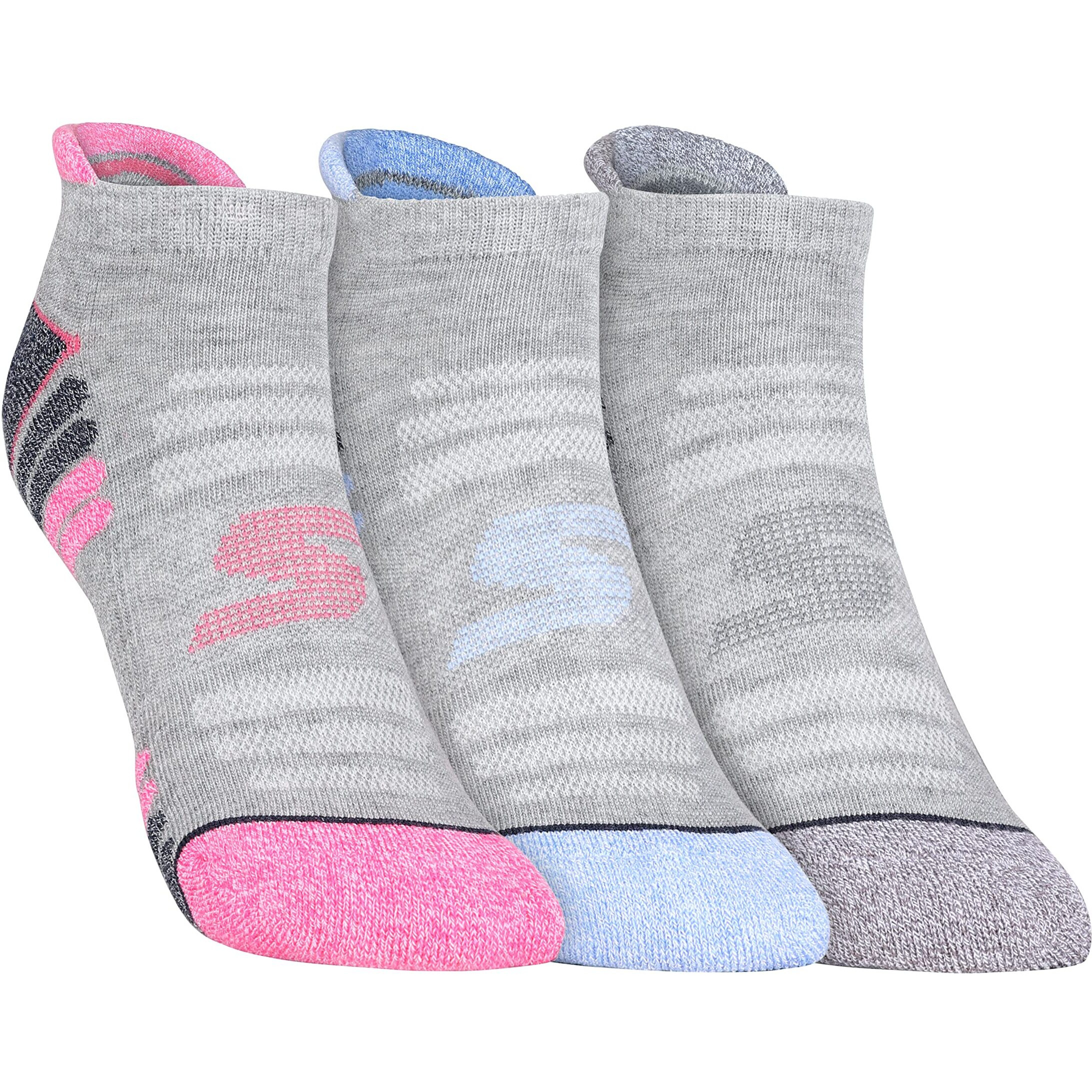 Skechers Polyester Women's Short Socks S20022Id-Gry M, Grey