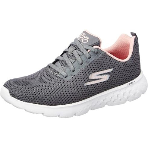 Skechers Womens Go Run 400 Charcoal/Pink Running Shoe - 5 UK (8 US) (896165ID-CCPK)