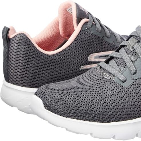 Skechers Womens Go Run 400 Charcoal/Pink Running Shoe - 5 UK (8 US) (896165ID-CCPK)