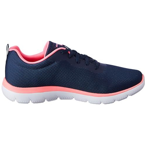 Skechers Womens Summits - 896219Id NVY/Htpnk Casual Shoe - 4 UK (7 Us) (896219Id-Nvhp), Multicolor