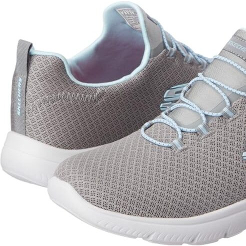 Skechers Womens Summits - 896220id Gray/Light Blue Casual Shoe - 6 UK (9 US) (896220ID-GYLB)