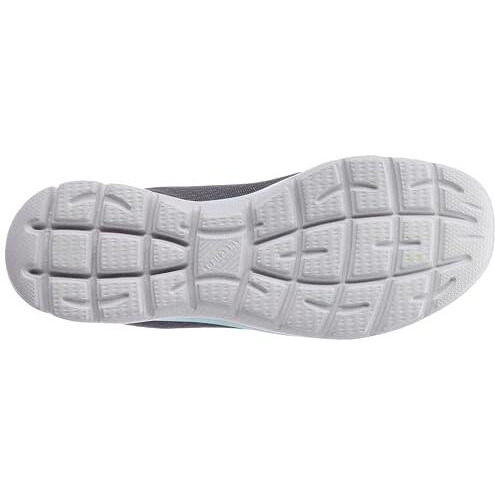 Skechers-Women's Casual Shoes-SUMMITS-896222ID-CCAQ-8 Charcoal/Aqua