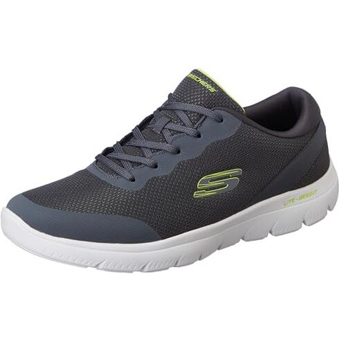 Skechers Mens Summits - 894297ID CHRCL/Lime Casual Shoe - 9 UK (10 US) (894297ID-CCLM)