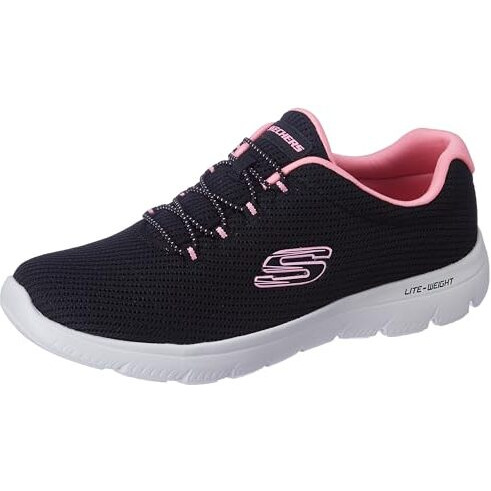 Skechers-Women's Casual Shoes-Summits - Quick LAPSE-12985ID-BKCL-8 Mauve