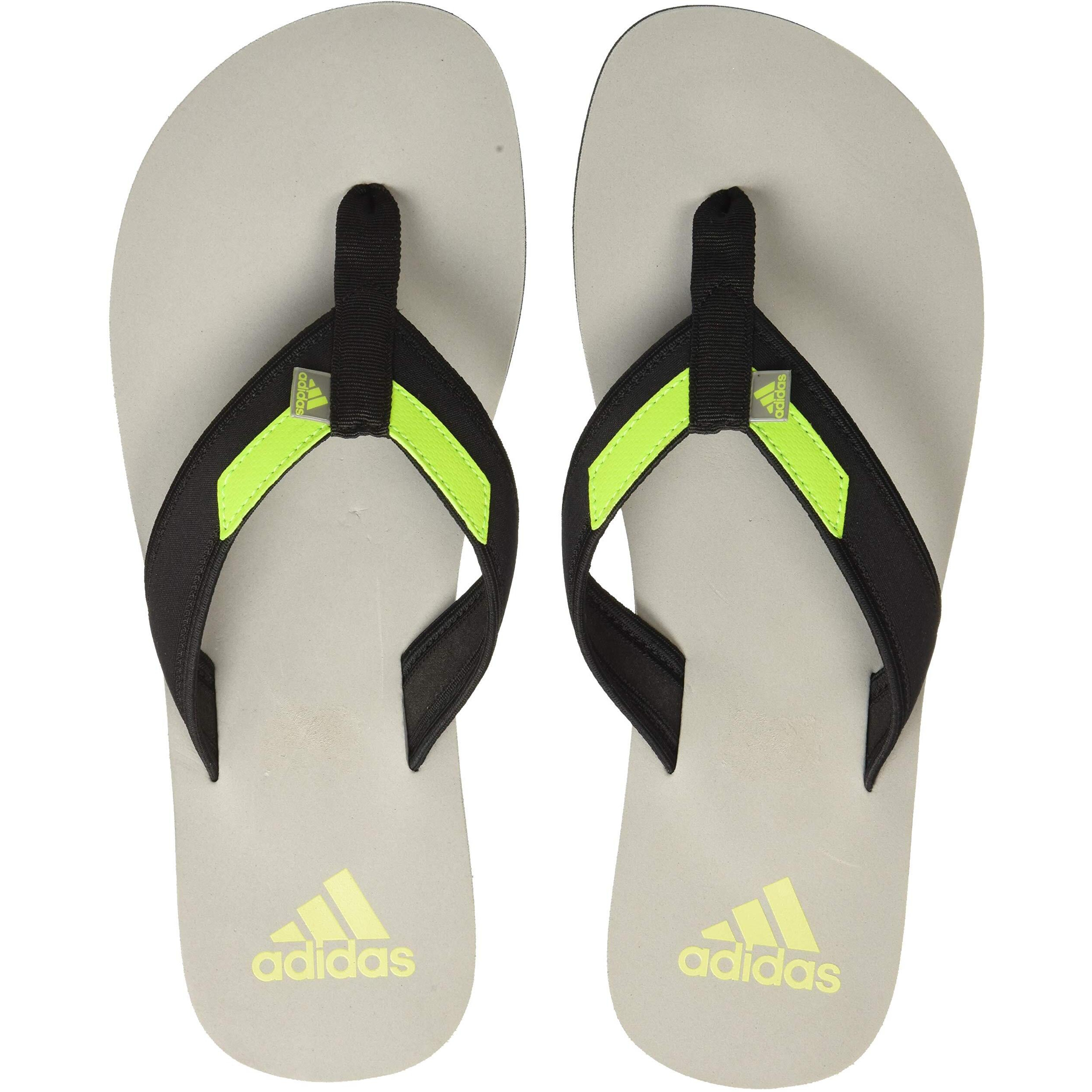 Adidas Mens Adirio Attack 2 Ms Dovgry/Cblack/Sslime Flip-Flop - 9 UK (Cm6095)