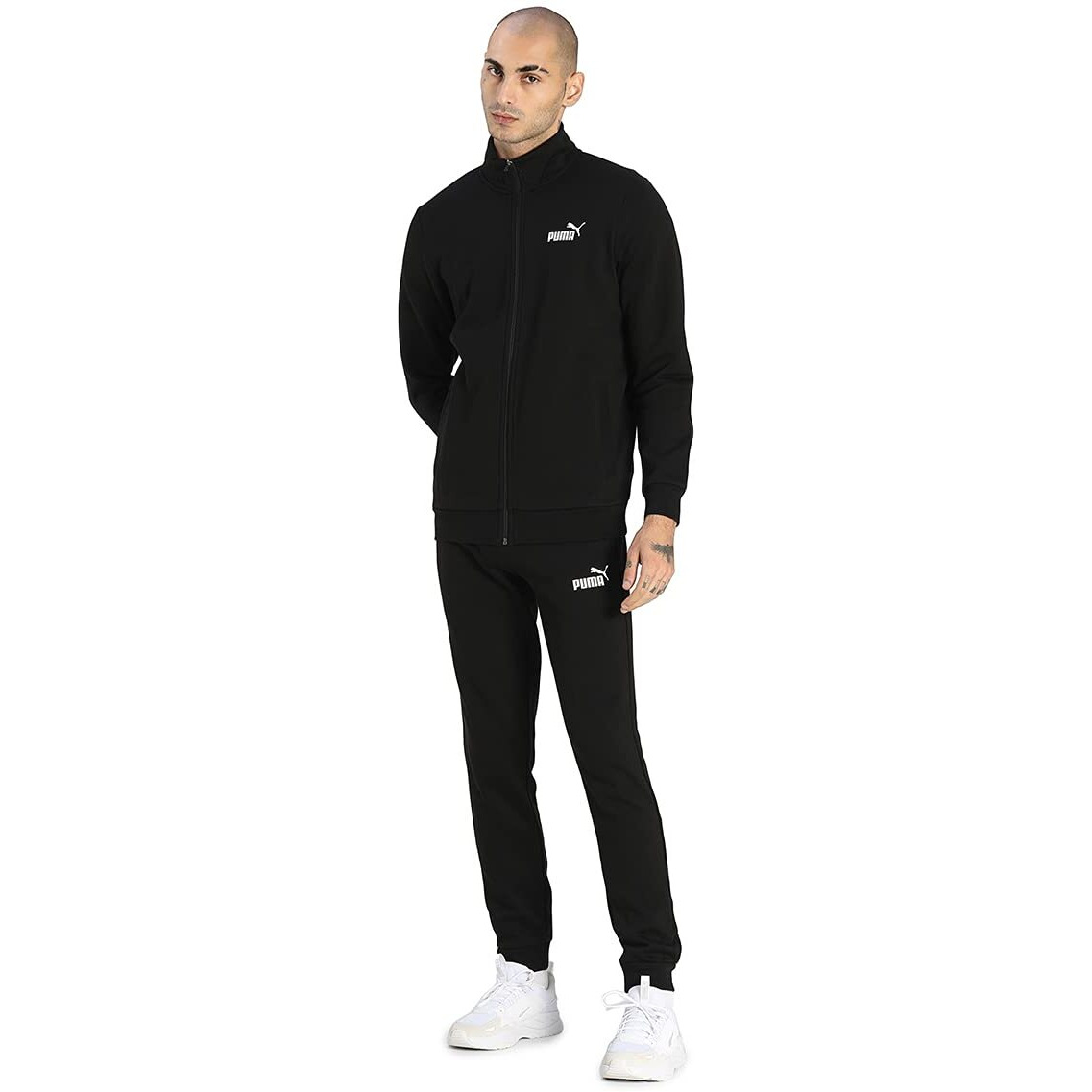 Puma Mens Clean Sweat Suit, Black, S (58584101)