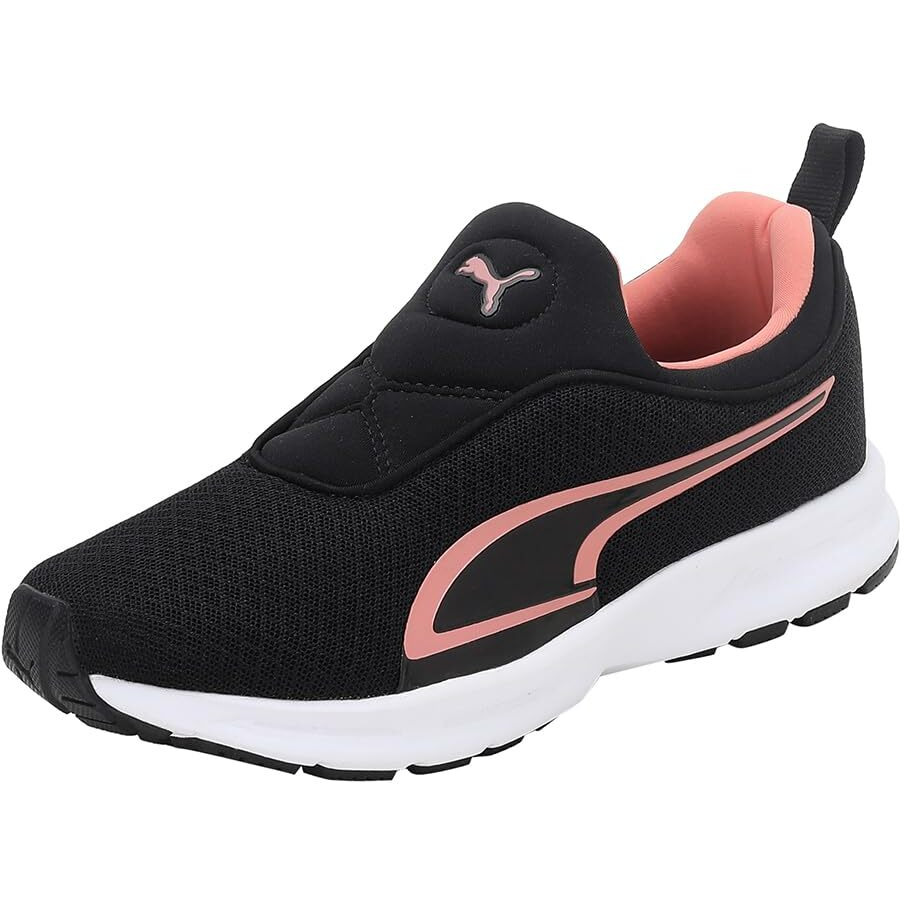 Puma Womens Swilla WN's Slip ON WN's Black-Carnation Pink-White Running Shoe - 5UK (37830601)