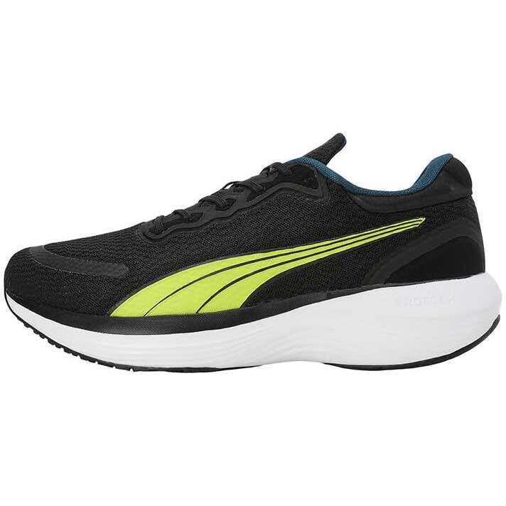 Puma Mens CyclonitePro Res Black-Lime Pow-Ocean Tropic Running Shoe - 6 UK (31136901)