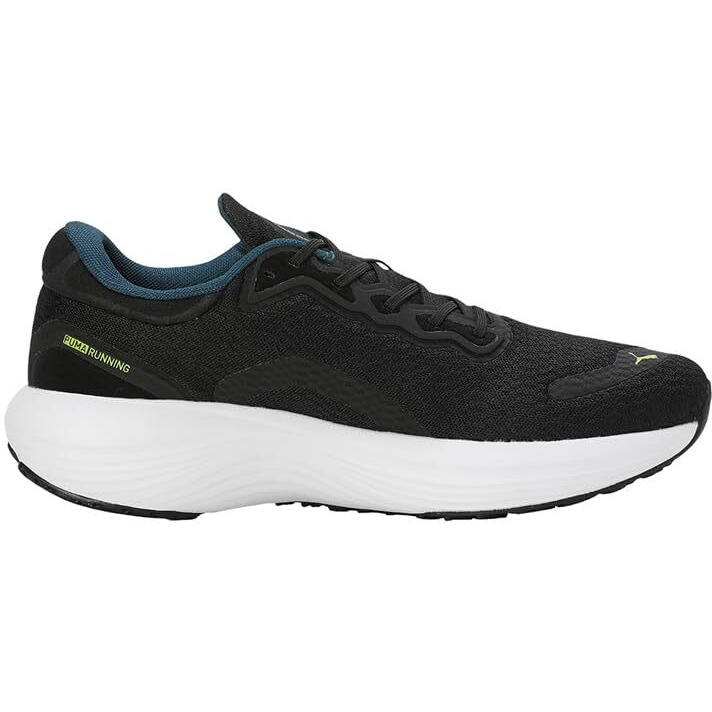 Puma Mens CyclonitePro Res Black-Lime Pow-Ocean Tropic Running Shoe - 6 UK (31136901)