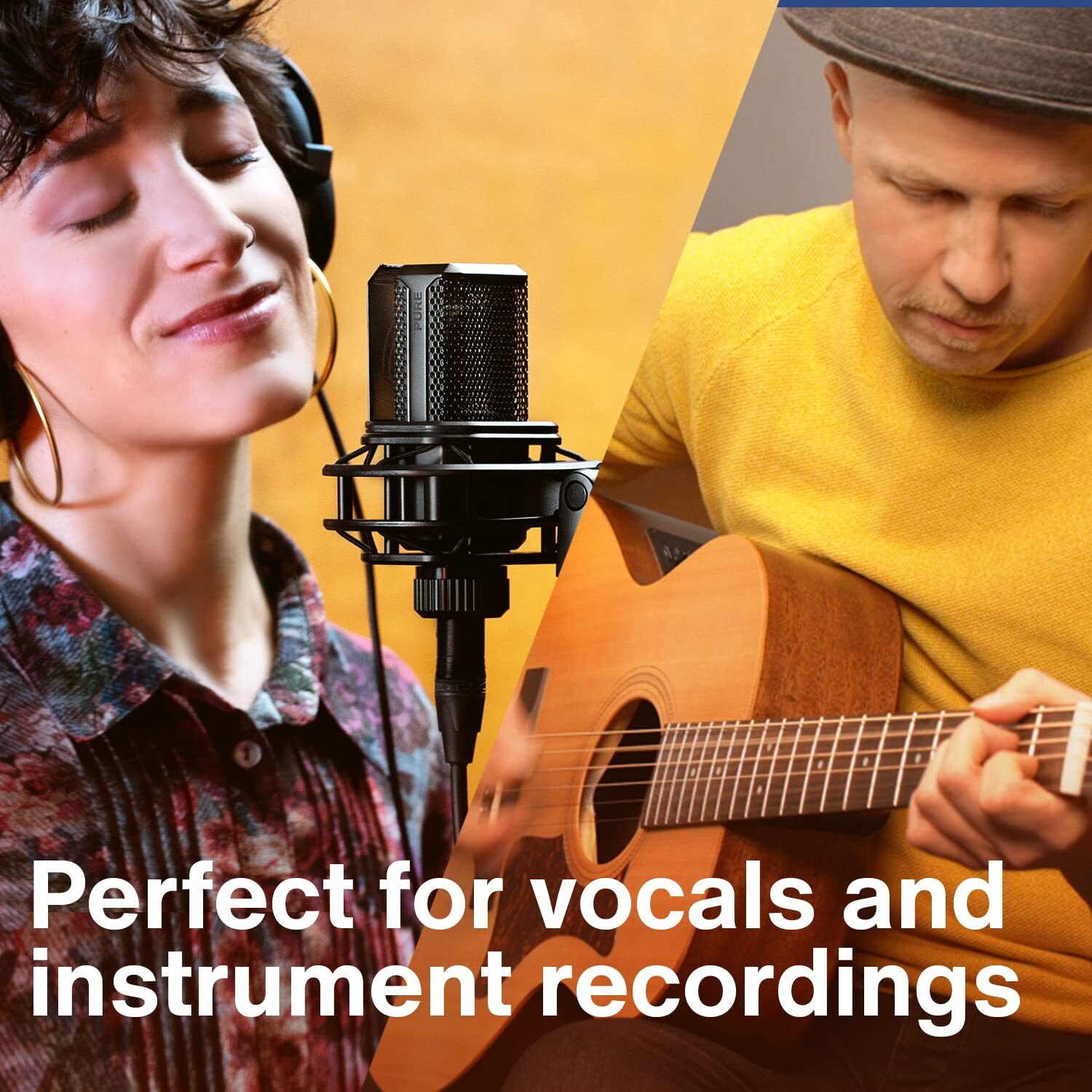 Lewitt LCT 440 Pure Single-Pattern 1" XLR Unidirectional Large Diaphragm Studio Condenser Microphone (Black)