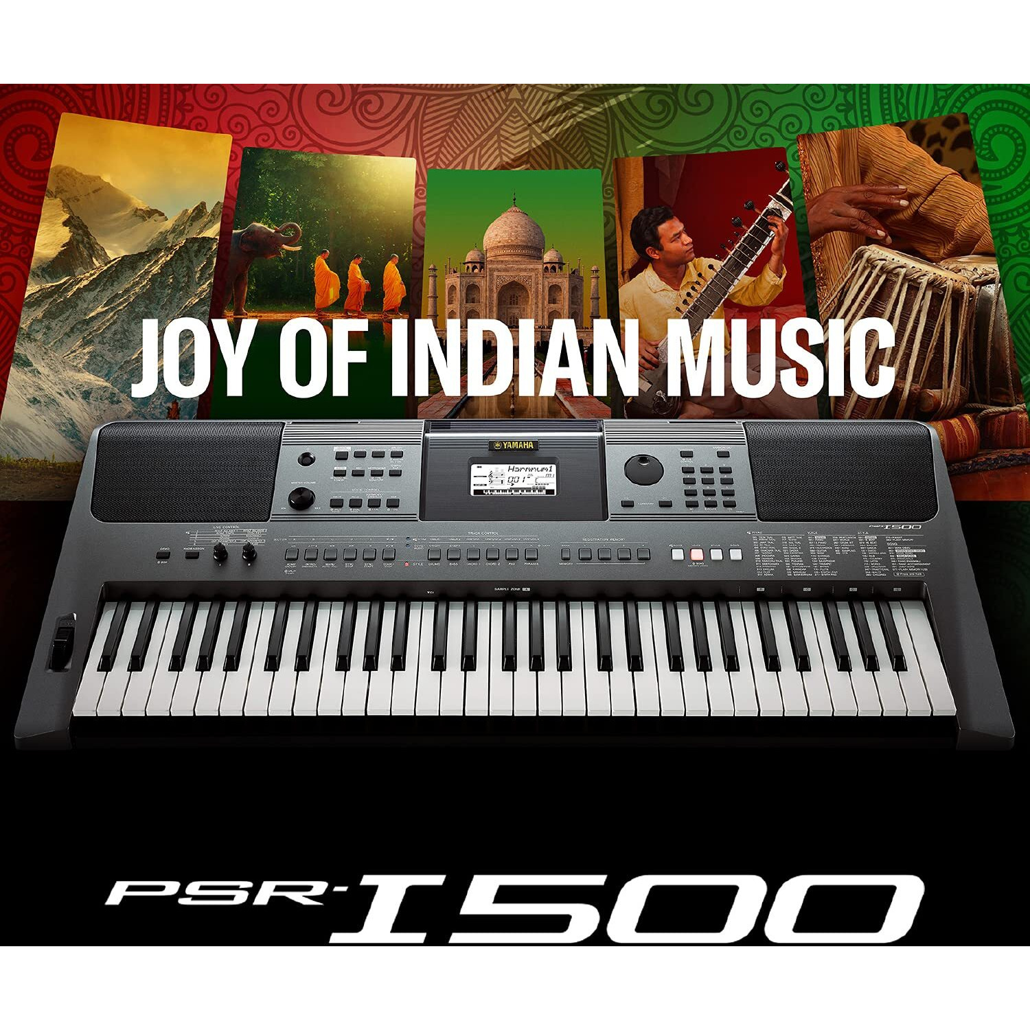 YAMAHA PSR-I500 PORTABLE KEYBOARD WITH ADAPTOR