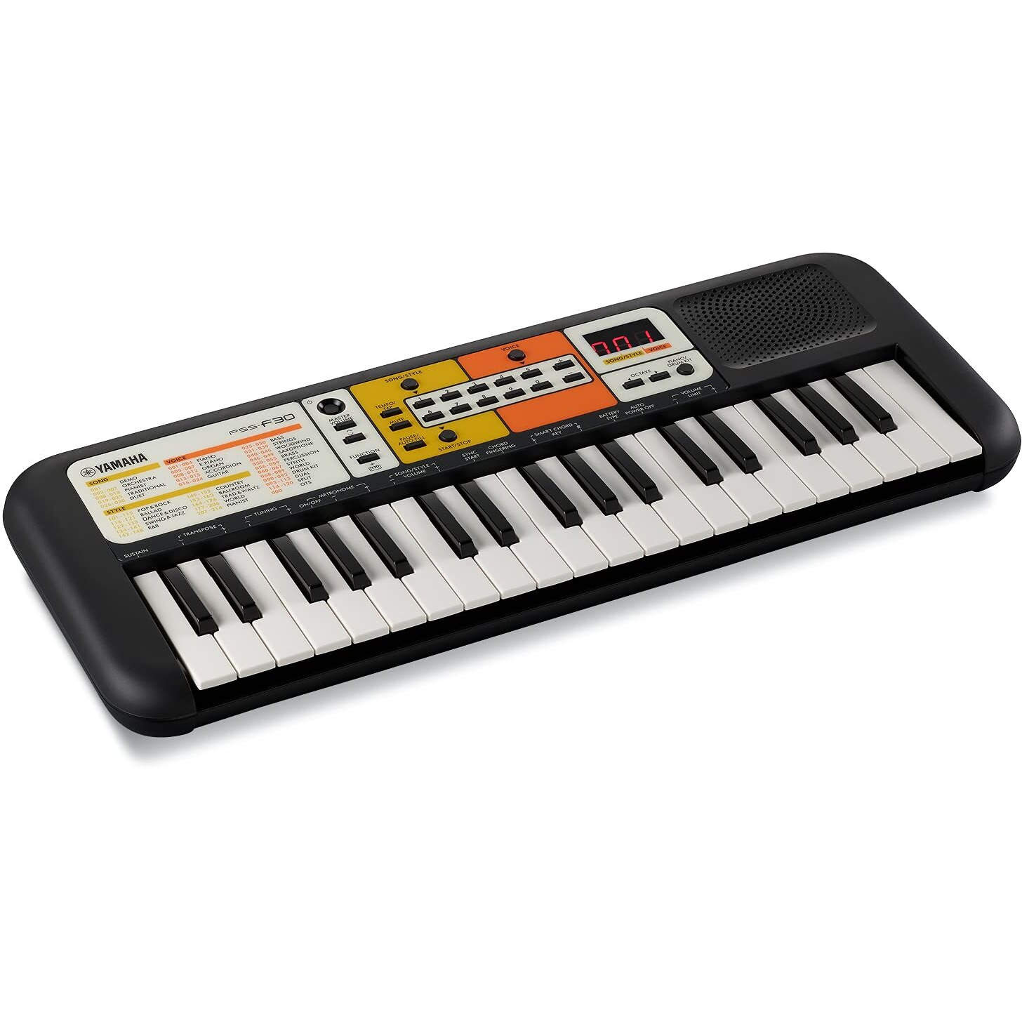 Yamaha PSS-F30, 37 Keys Portable Mini Keyboard (Black)