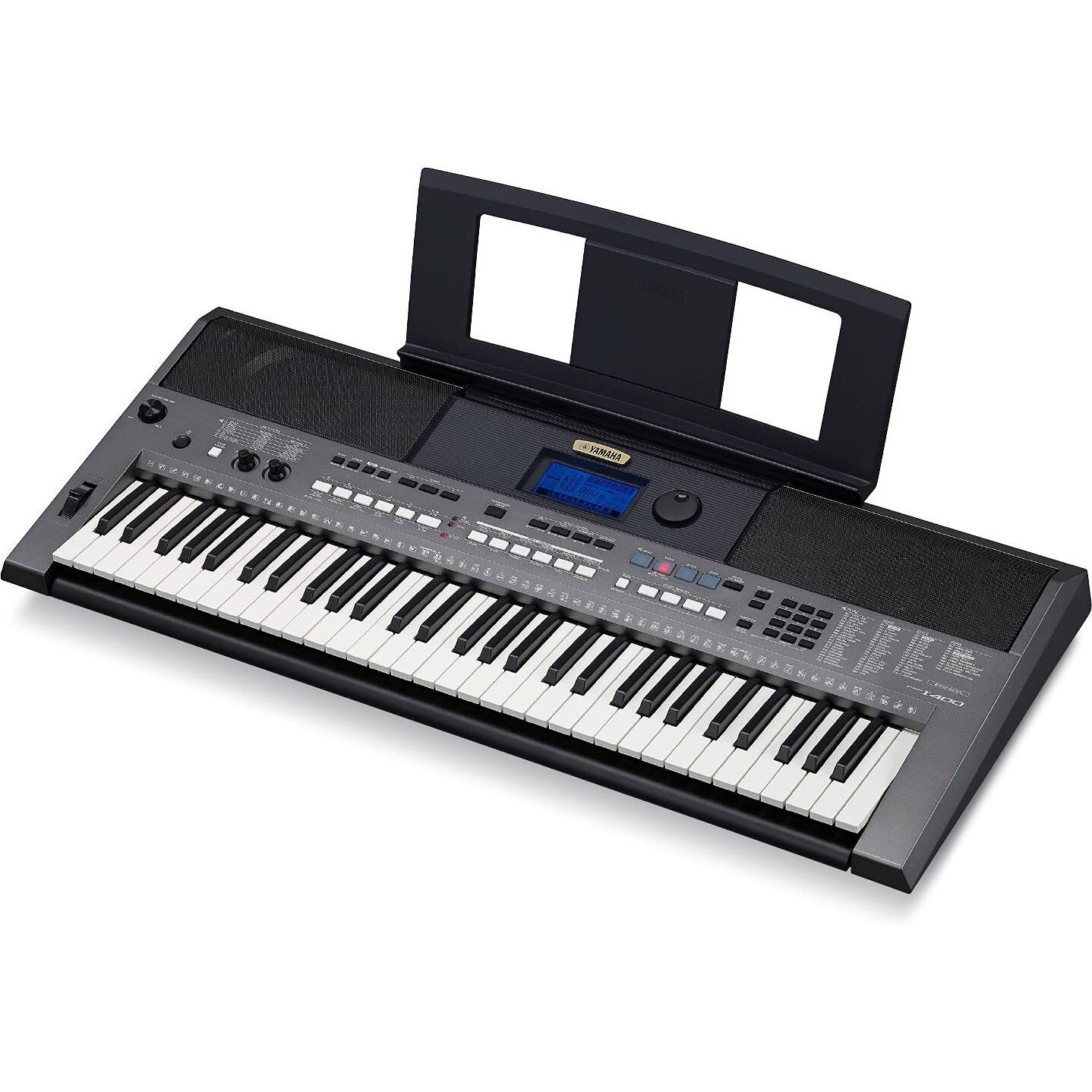 Yamaha PSR-I400 61-Key Portable Keyboard, Metallic Dark Grey