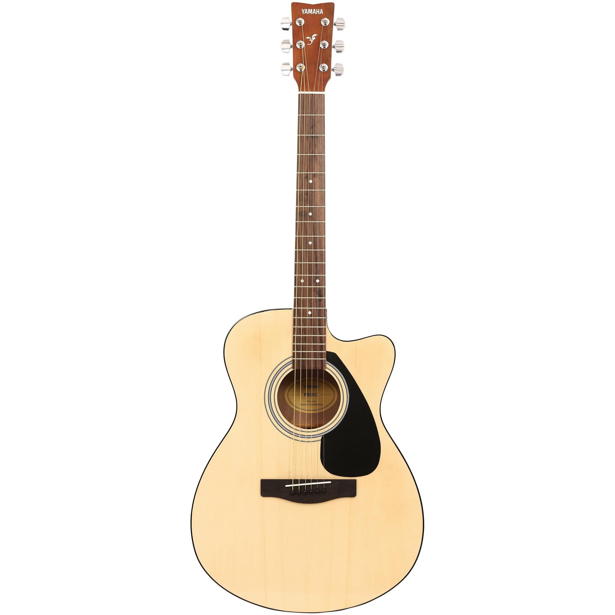 Yamaha Bass Wood Fs80C Natural Concert Cutaway Guitar