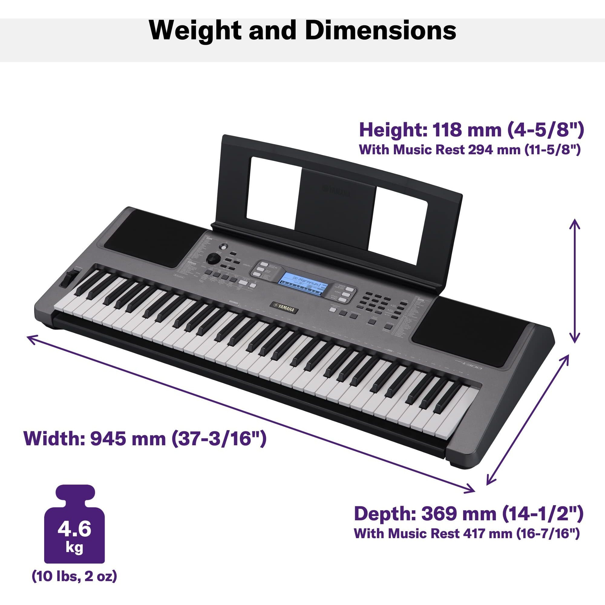 Yamaha PSR-I300 61-Keys Portable Keyboard