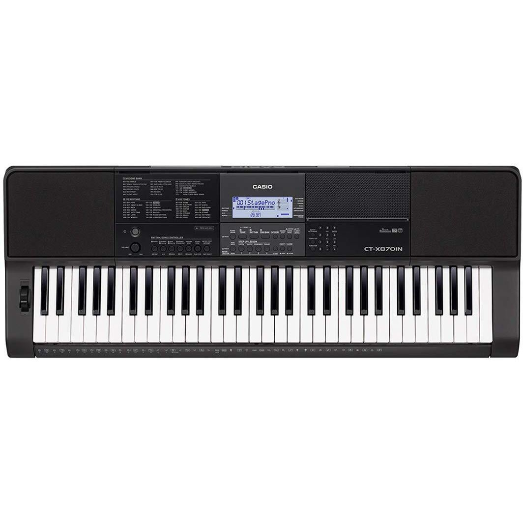 Casio CT-X870IN 61-Key Portable Keyboard, Black