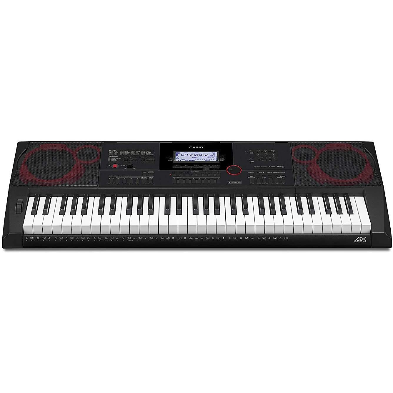 Casio CT-X8000IN 61-Key Portable Keyboard (Black)