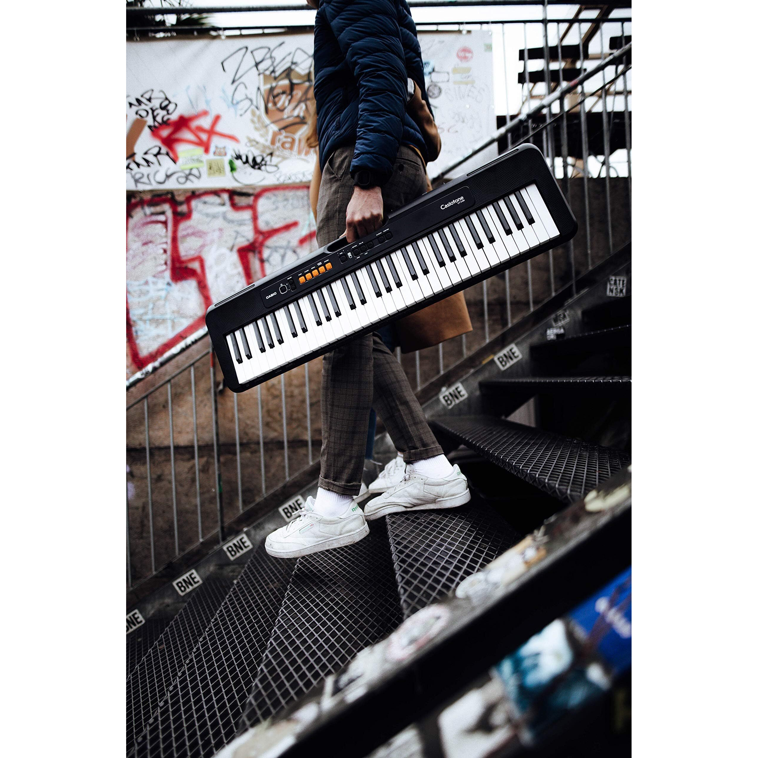 Casio CT-S100 Casiotone 61-Key Portable Keyboard (Black)