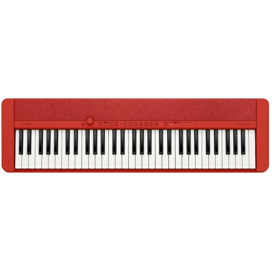 Casio Casiotone CT-S1 61-key Touch Sensitive Portable Keyboard - RED