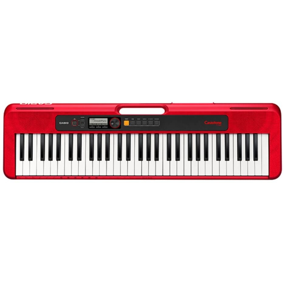 Casio CT-S200 Casiotone 61-Key Portable Keyboard (Red)