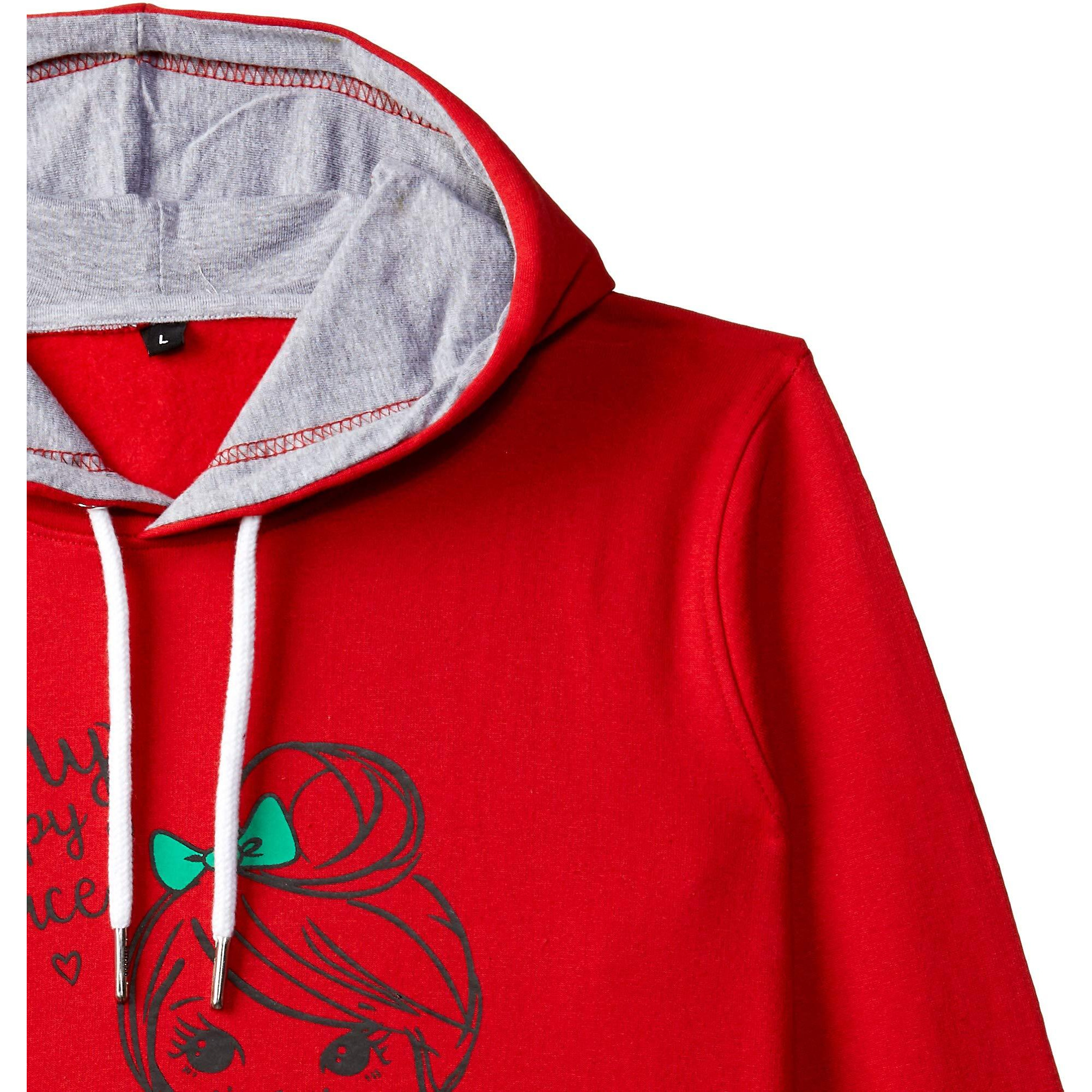 T2F Unisex-Child Cotton Regular Fit Hooded Neck Sweatshirt (Bys-Ss-08_Multicolor_7-8 Years_Red_7 Years-8 Years)