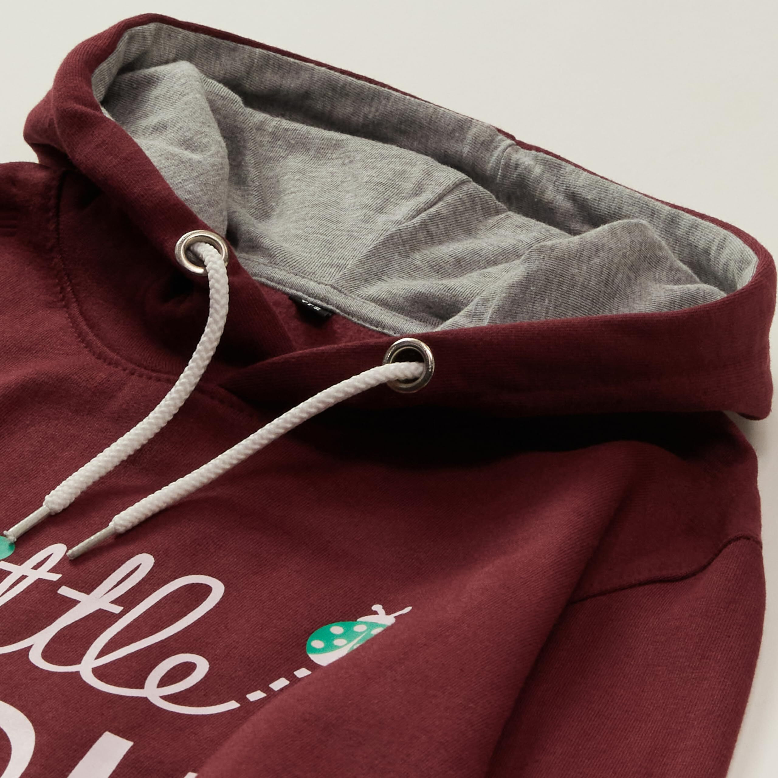 T2F unisex-child Cotton Hooded and Crew Neck Regular Sweatshirt(BYS-SS-09_Multicolor_13-14 Years_Maroon_13 Years-14 Years)