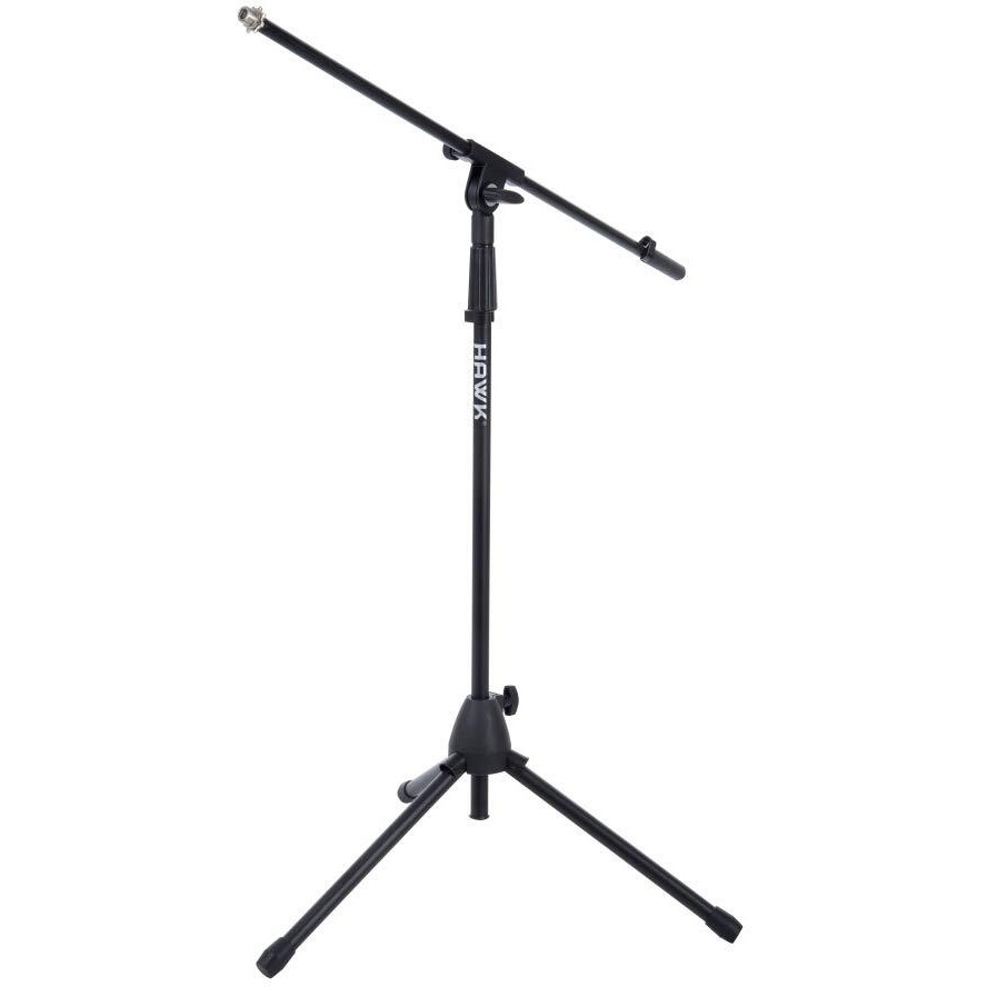 Hawk Proaudio HMS65 Tripod Mic Stand with Fixed-length Boom (Black)