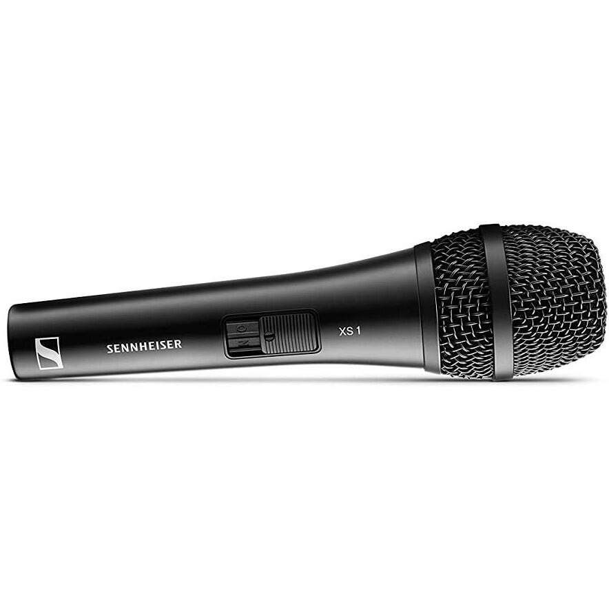 Sennheiser XS-1 Dynamic Cardioid XLR Unidirectional Microphone for Solo Vocals & Karaoke Singing, Speech and Choir Making - Black