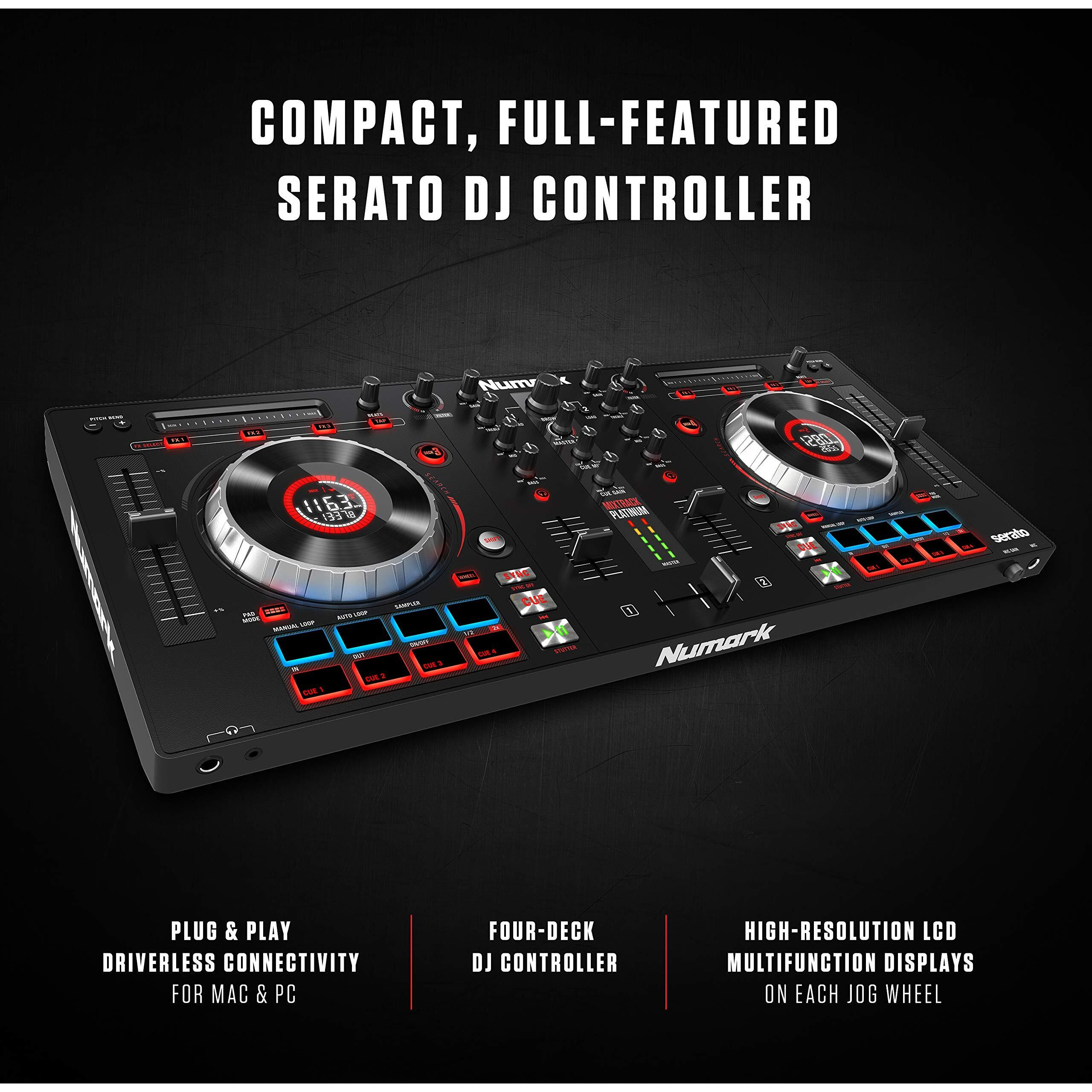 Numark MixTrack Platinum DJ Controller with Jog Wheel Display